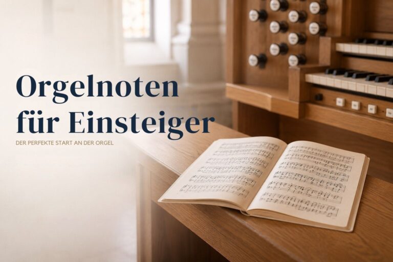 Orgelnoten für Einsteiger im Gottesdienst